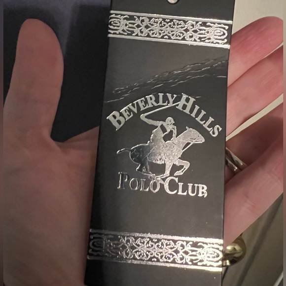 Beverly Hills Navy Blue Polo Club Tees (Sz L) - Picture 3 of 7